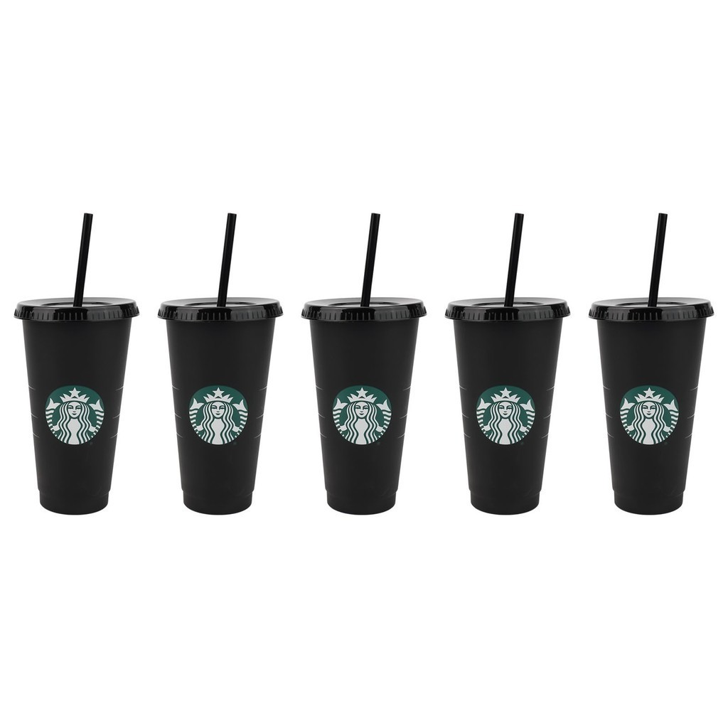 STARBUCKS 拿來| 星巴克可重複使用塑料吸管杯帶蓋