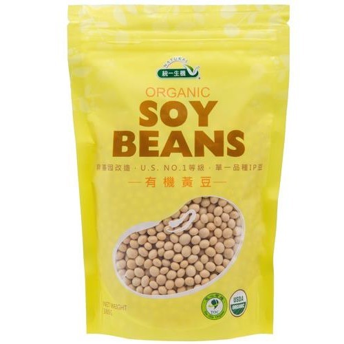 統一生機有機黃豆 380g 黃豆 大豆 有機認證 非基改 蛋白質 高蛋白 雜糧 豆類【鮮物良品】