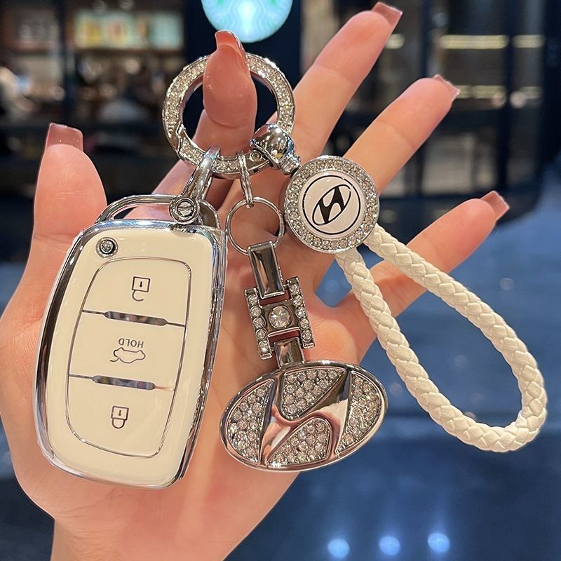 現代鑰匙套 鑰匙圈 Hyundai鑰匙殼 Kona Elantra Sonata Verna ix35 鑰匙套ai1