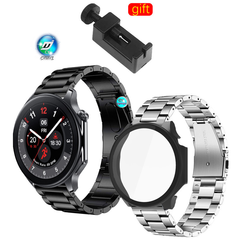 Oppo Watch X 錶帶金屬錶帶,不銹鋼錶帶 Oneplus Watch 2 錶帶運動腕帶 oppo Watch