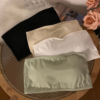 【HOT 本舖】女裝 實拍 春夏季冰絲內搭性感吊帶背心女修身美背抹胸外穿裹胸女