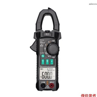 Fuyi AC DC Inrush 電流鉗錶 6000 計數自動量程鉗形萬用表溫度測試多功能雙顯示真有效值交流直流浪湧電