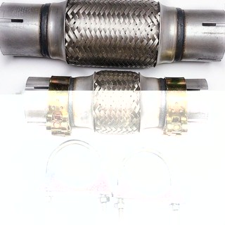 購滿99出貨 ✨熱銷✨焊接汽車貨車排氣管連接波紋管消聲器軟管四層不鏽鋼卡箍發完