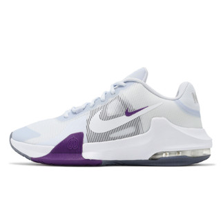 Nike 籃球鞋 Air Max Impact 4 男鞋 白 紫 氣墊 緩衝 回彈【ACS】 DM1124-010