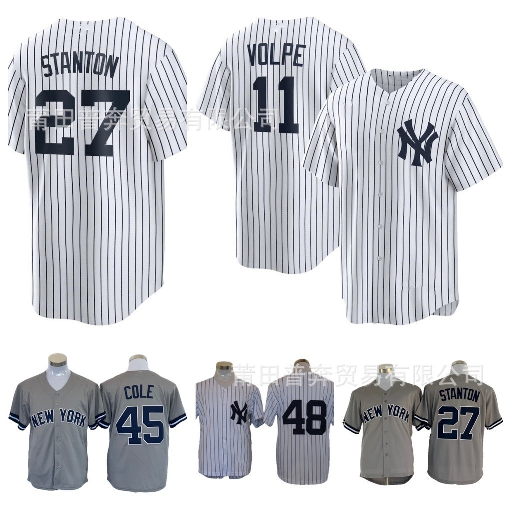 MLB棒球球衣洋基隊1126274548號刺繡棒球服Yankees