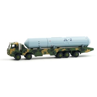 拓意 閱兵款1:100 東風17 洲際核飛彈模擬合金小汽車模型玩具