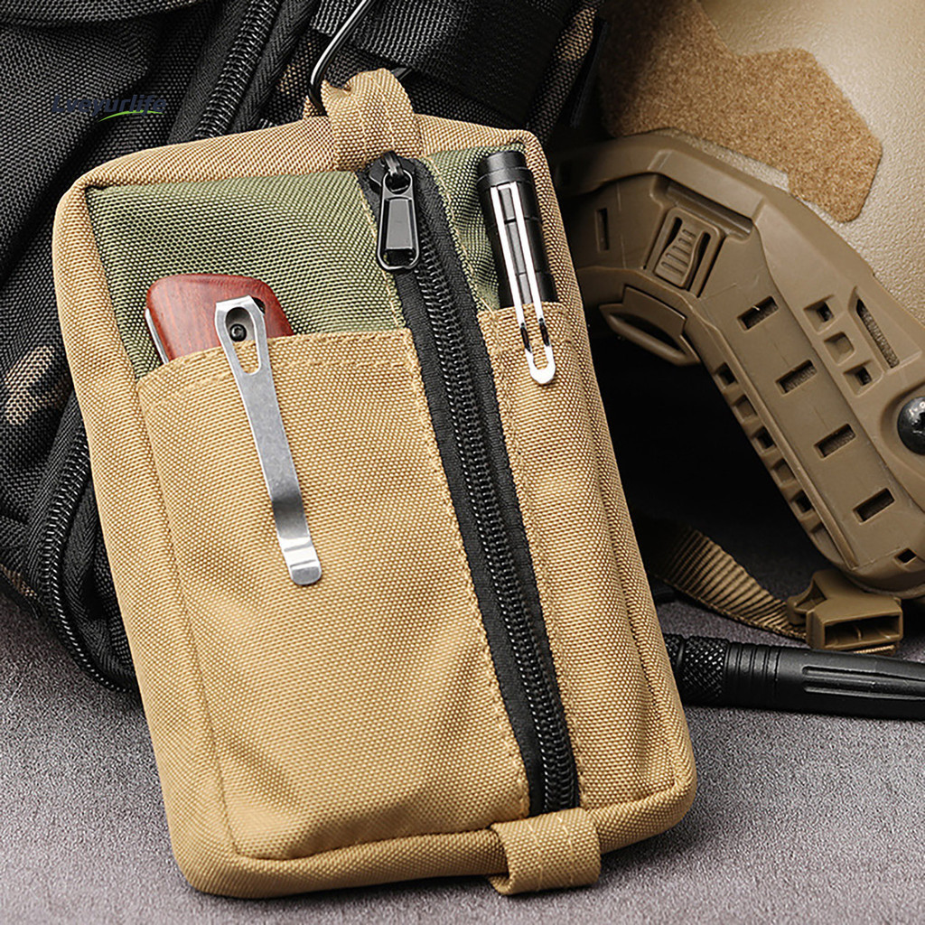 [LYL]儲物袋緊湊袋多功能腰包便攜式牛津布錢包,適合戶外露營
