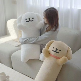 韓國線條小狗睡覺毛絨玩具布娃娃公仔可愛玩偶女生禮物生日禮物