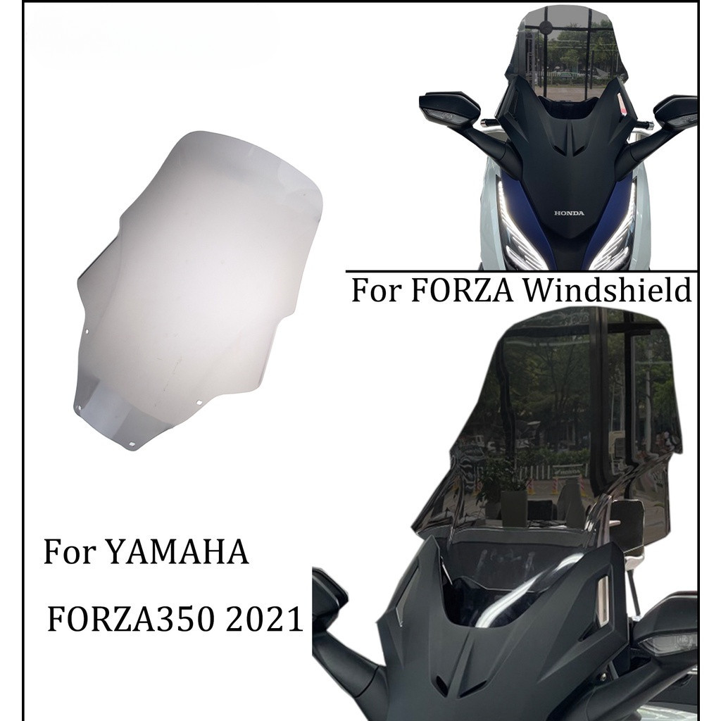 適用於 HONDA FORZA 350 FORZA 350 FORZA350 前擋風玻璃鋁製擋風板 2021 2022