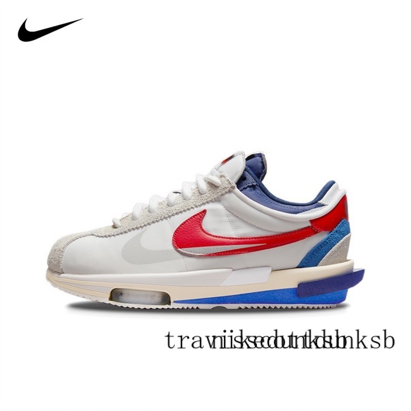 Sacai x Nike Cortez SP 耐吉 阿甘鞋 慢跑鞋 解構 白紅藍 灰白 DQ0581100/001