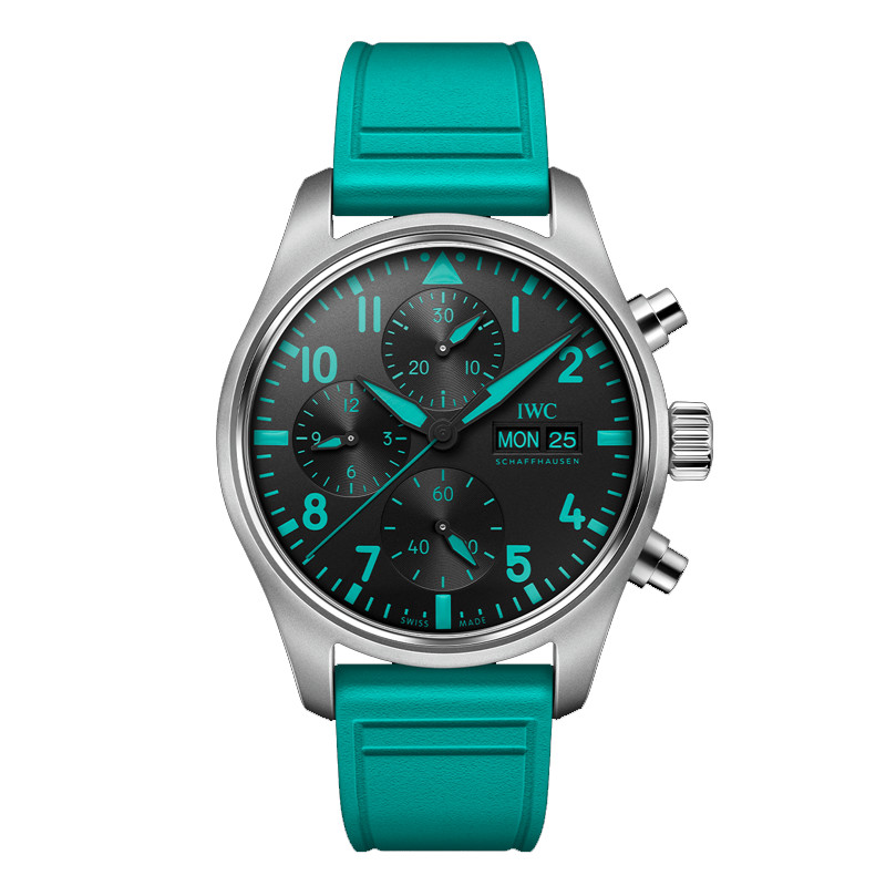 飛行員系列蒂芙尼AMG邁阿密聯名瑞士腕錶自動機械手錶IW388108鈦金屬