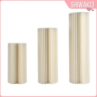 [Shiwaki3] 白色圓柱支撐柱、羅馬柱、花架、地板植物桌、