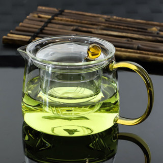 玻璃茶壺單壺耐高溫可加熱電陶爐煮茶花茶壺帶過濾泡茶器單人茶具