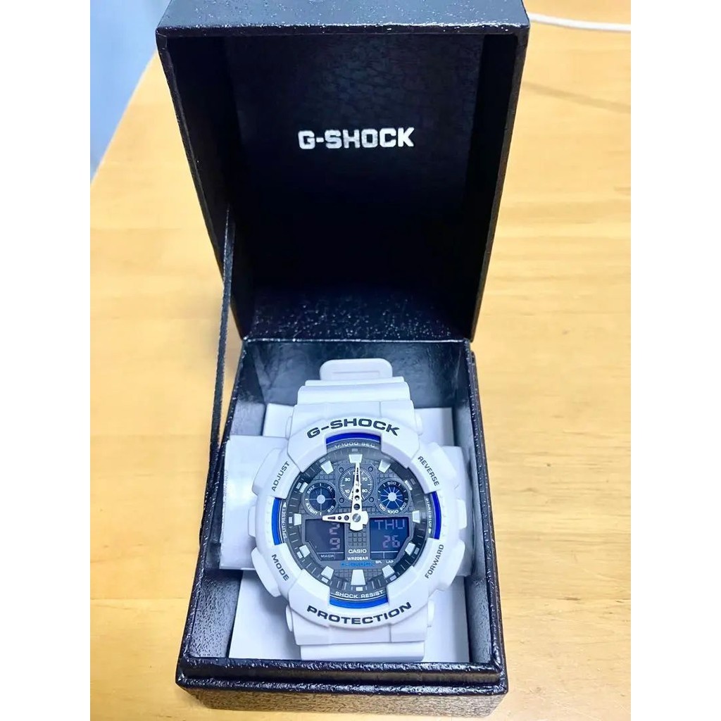 近全新 CASIO 手錶 G-SHOCK 白色 日本直送 二手