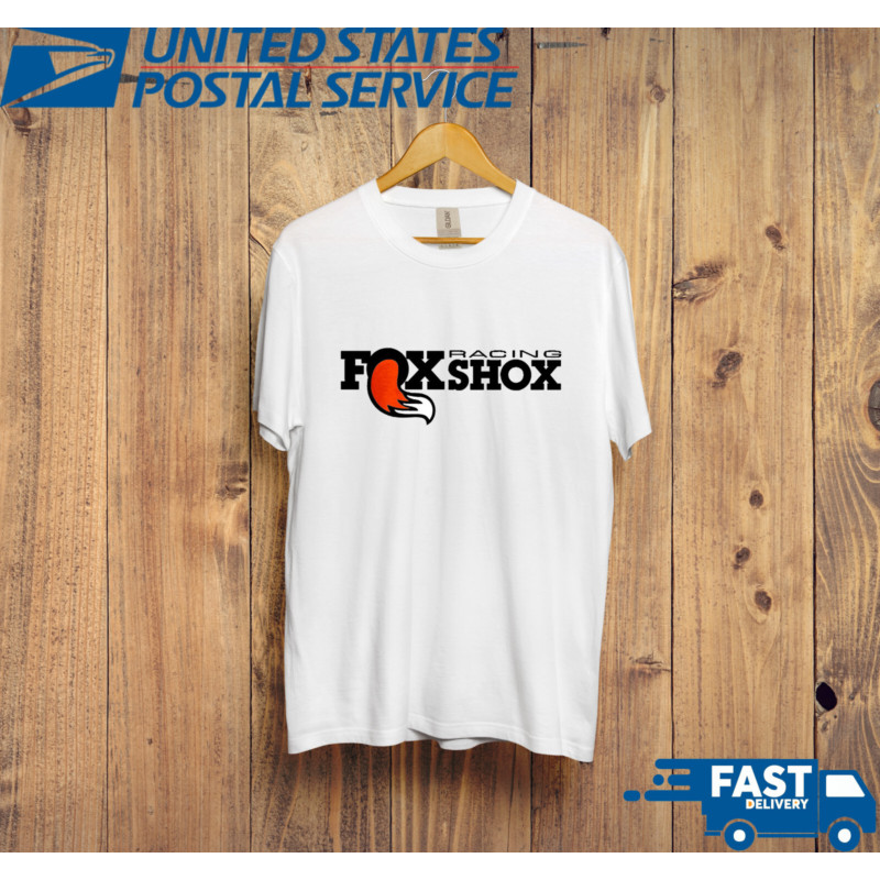 Fox Racing Shox 徽標 T 恤男式 T 恤尺寸 S 至 5XL