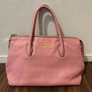 MIU MIU 手提包 MADRAS 2way mercari 日本直送 二手