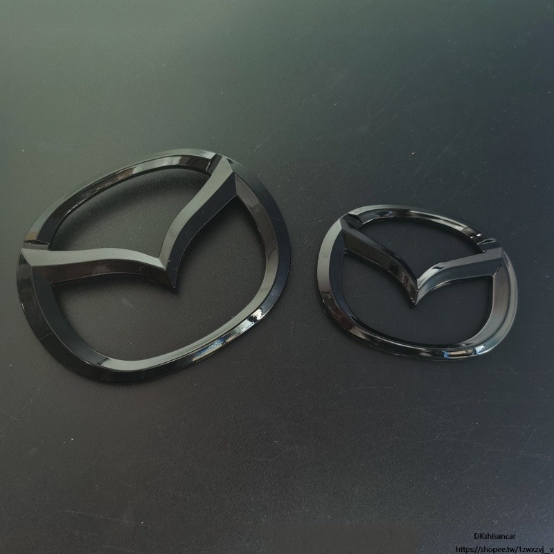 Mazda 適用於22款 馬自達MX-5 nd2 改裝黑色前后車標 mx5 ND前臉標尾門標 ❉6
