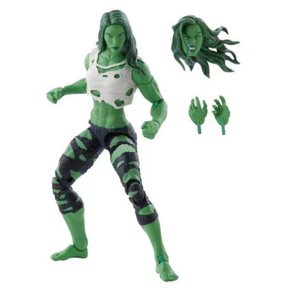 女綠巨人 女浩克 6寸可動 人偶模型漫威手辦擺件公仔玩偶玩具人物