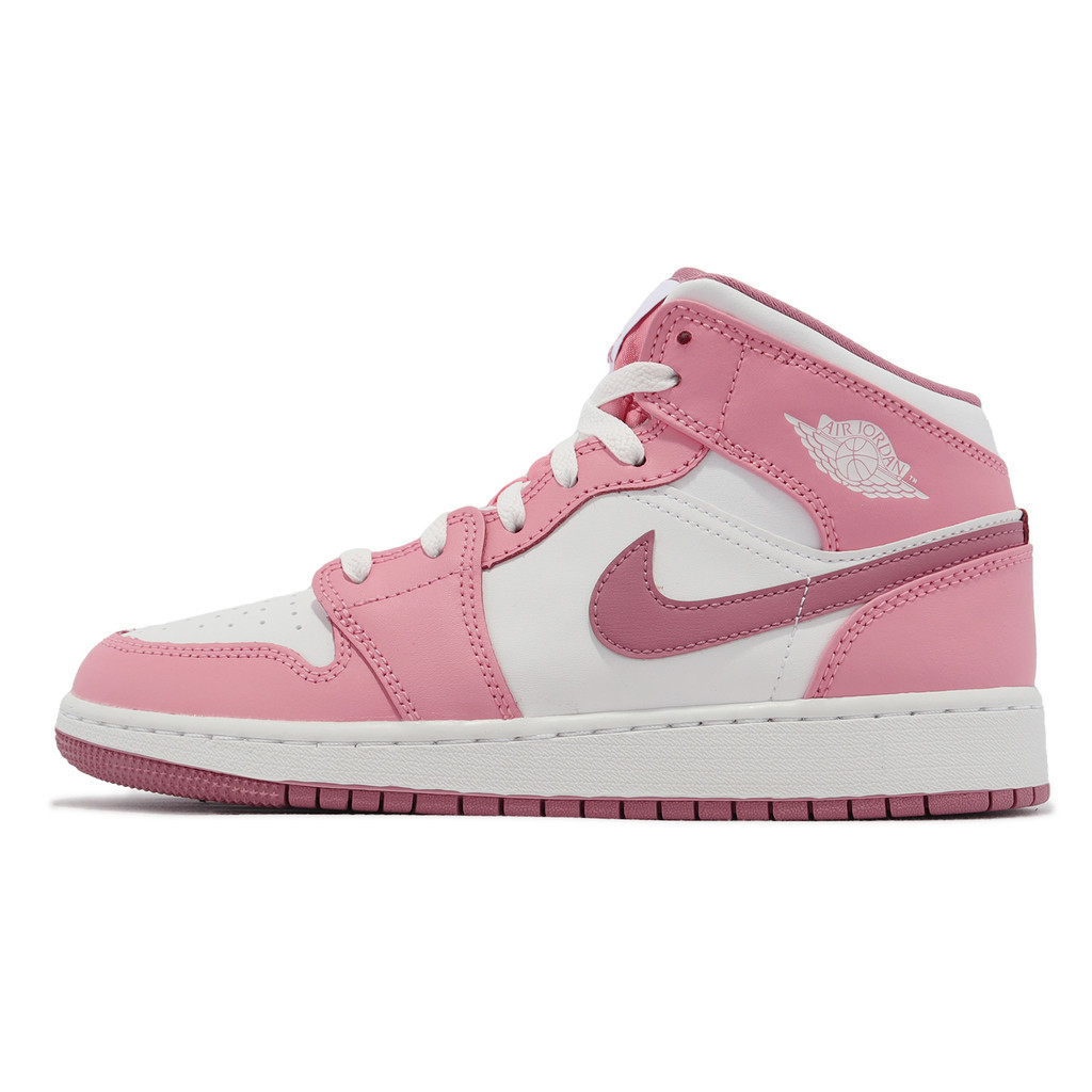 Nike Air Jordan 1 Mid GS 情人節 喬丹 女鞋 大童鞋 AJ1 【ACS】 DQ8423-616