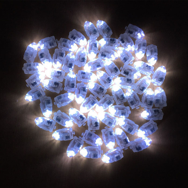 50個 白色 Led 球燈氣球燈童話燈月亮星空串燈適用於家庭婚禮派對裝飾製作