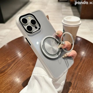 膚感 金盾三代 360°磁吸支架 適用 iPhone 16E 15 14 13 12 Pro max手機殼 高透 不發黃