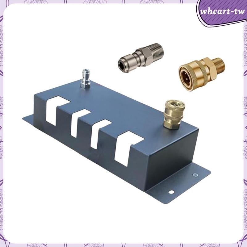 [WhcartTW] 高壓清洗機支架 1/4" 快速接頭棒延長套件泡沫噴槍支架壁掛式收納架堅固