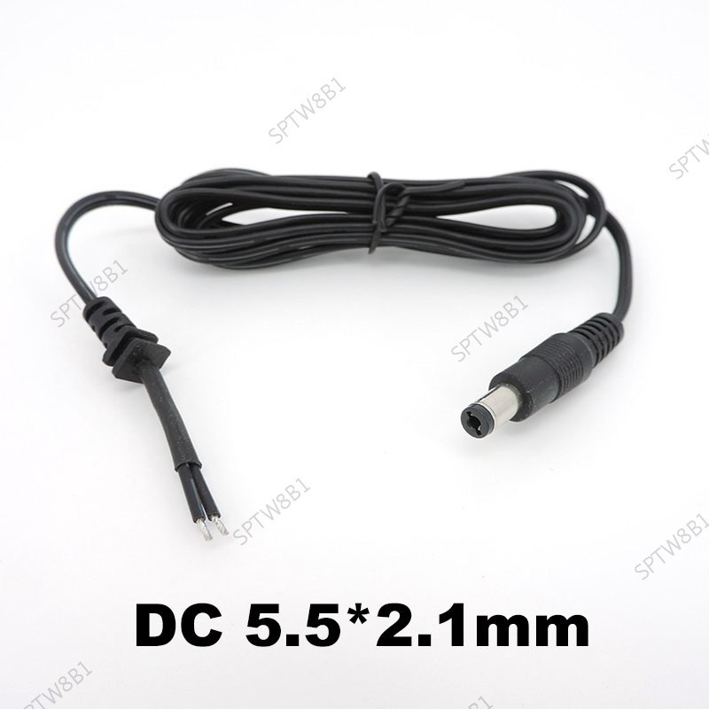 150cm DC 電線電纜電源適配器電源線 DC 公插頭 2pin 5.5*2.1mm 輸出 20awg TW8B1