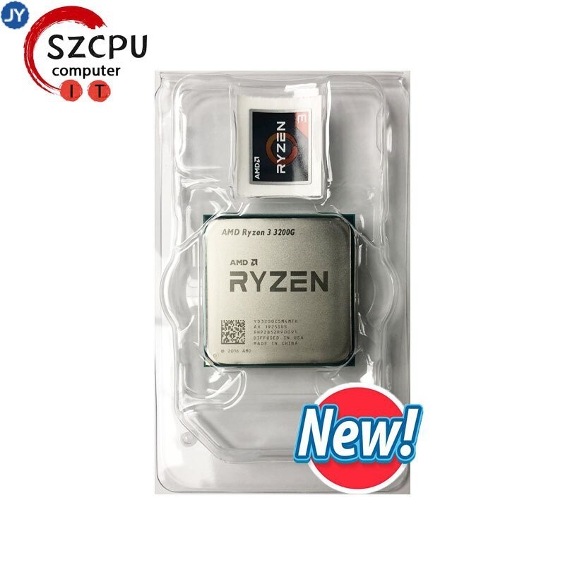 【現貨】amd Ryzen 3 3200g 新 R3 3200g 3.6 GHz 四核四線程 65W CPU 處理器 L