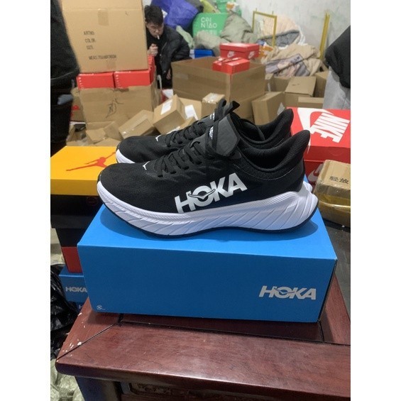 2022新款熱賣 Hoka One One carbon x2 緩震鞋黑白99999999999999999999999