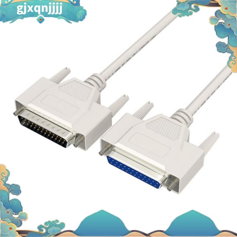 25pin DB25 並行公對母 LPT 打印機 DB25 M-F 電纜 1.5M 電腦電纜打印機延長線 25 針 LP