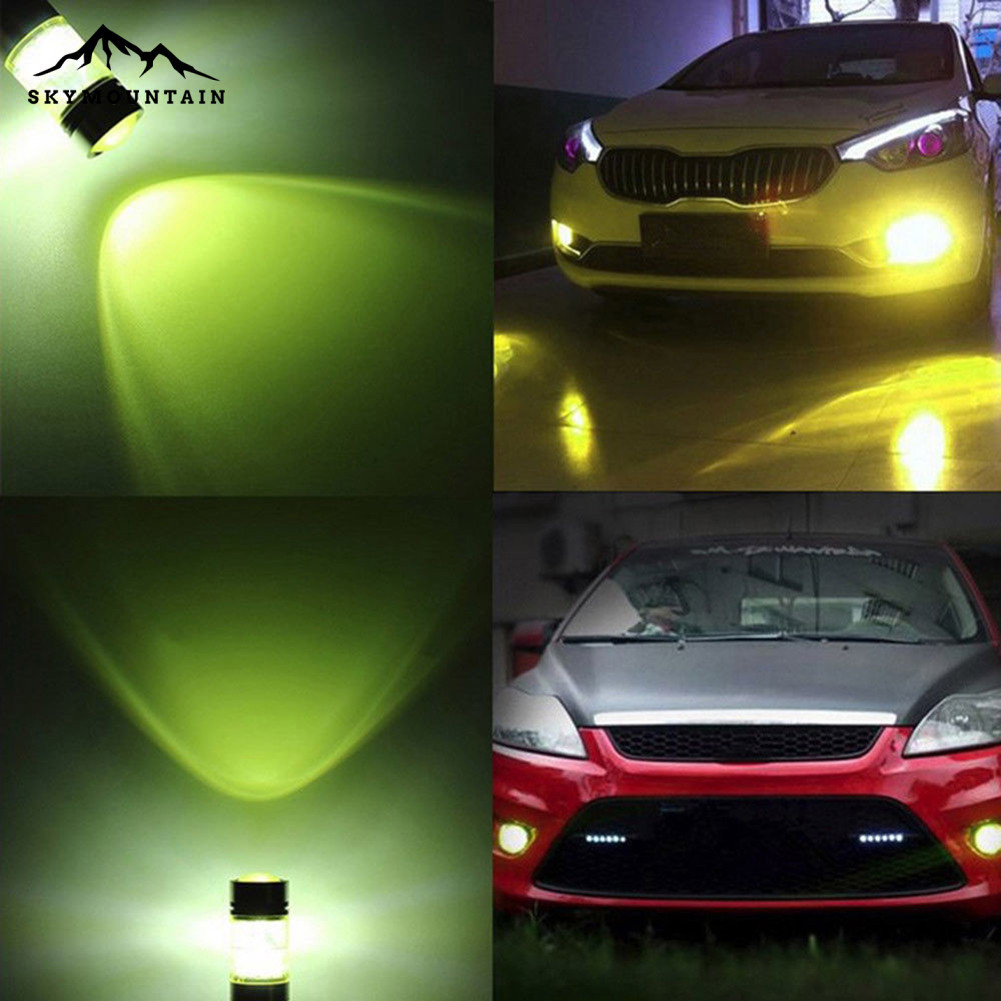 Skymountain 2Pcs H3 100W 20SMD 汽車車用高亮 LED 前霧燈行車燈泡