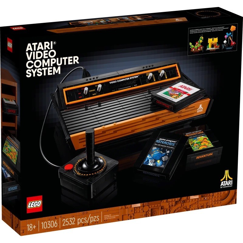 請先看內文 LEGO 樂高 ICONS系列10306 雅達利2600 電玩主機磚拼模型 Atari VCS