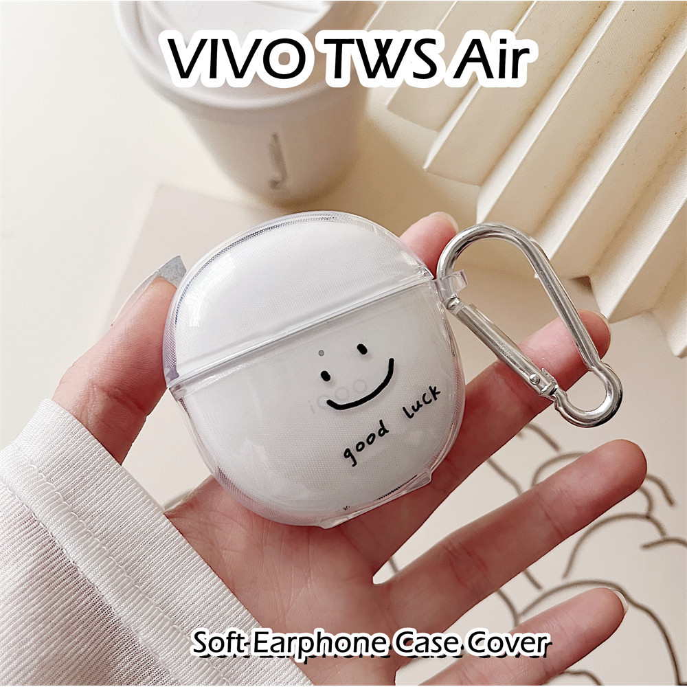 【高品質】適用於 Vivo TWS Air Case 全屏炫彩花卉圖案軟矽膠耳機套外殼保護套