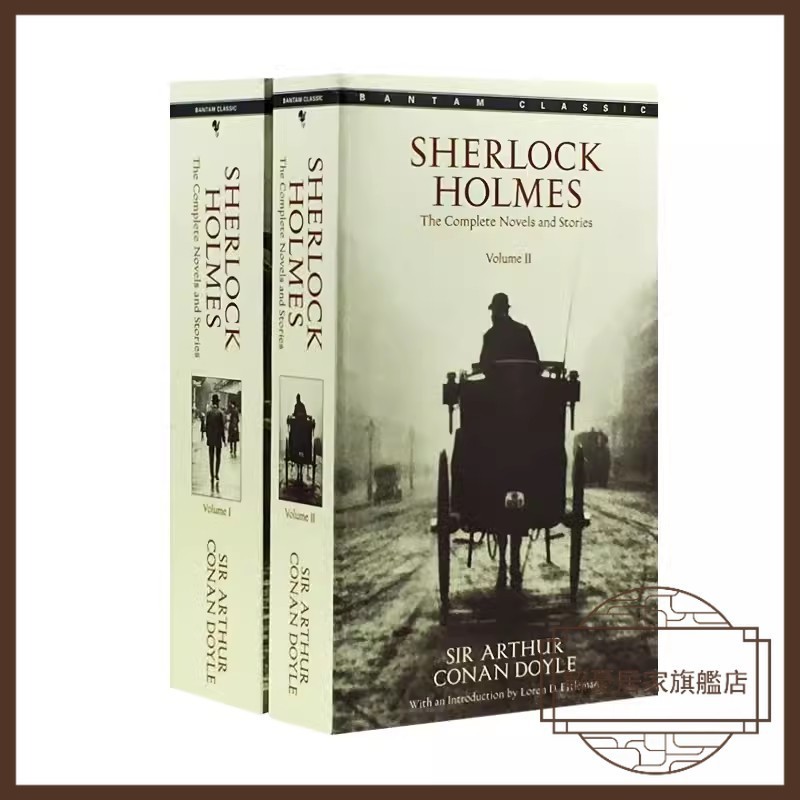 全新正版 福爾摩斯探案全集英語原版全集英文原版小說書籍 全2冊 Sherlock Holmes英文小說 書籍