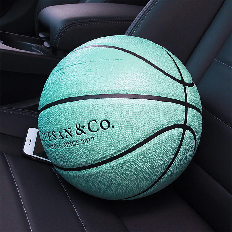 【客製化】【籃球】三環 籃球 藍色 5號 6號 7號 訂製 刻字 綠 六一 兒童 節日 禮物 藍球