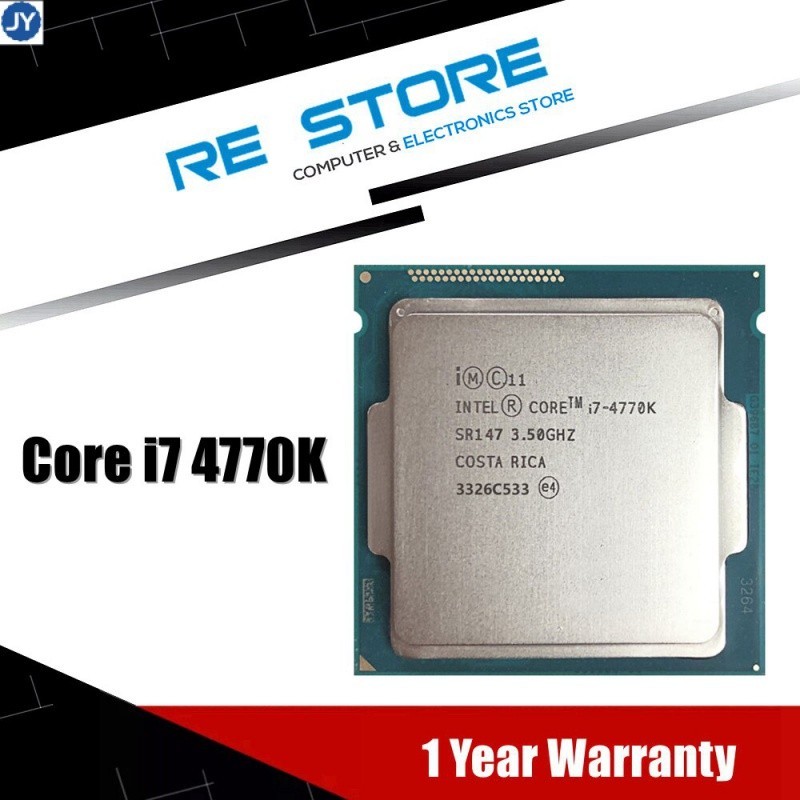 【現貨】英特爾酷睿 I7 4770K sr147 3.5GHz 四核 CPU LGA 1150 處理器