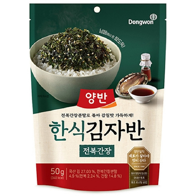 東遠 韓式海苔酥 50g/包(鮑魚醬油(效期:2024/05/23))[大買家]