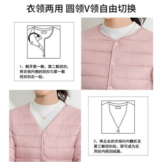2025新款秋冬新款羽絨棉服女短款輕薄保暖內膽韓版修身時尚外套保暖衣20250212