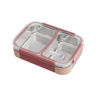 飯盒餐盒304加厚便攜保溫便噹盒飯盒密封分格不銹鋼可註水學生