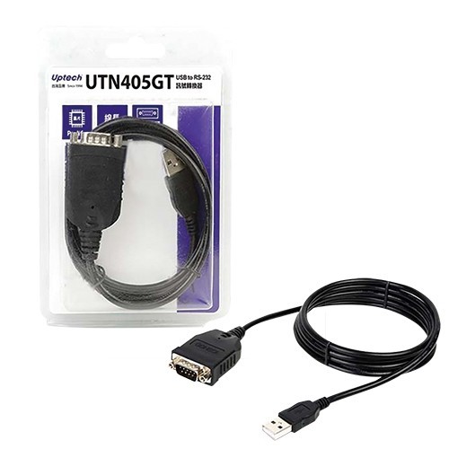 Uptech 登昌恆 UTN405GT USB to RS-232 訊號轉換器1.5M