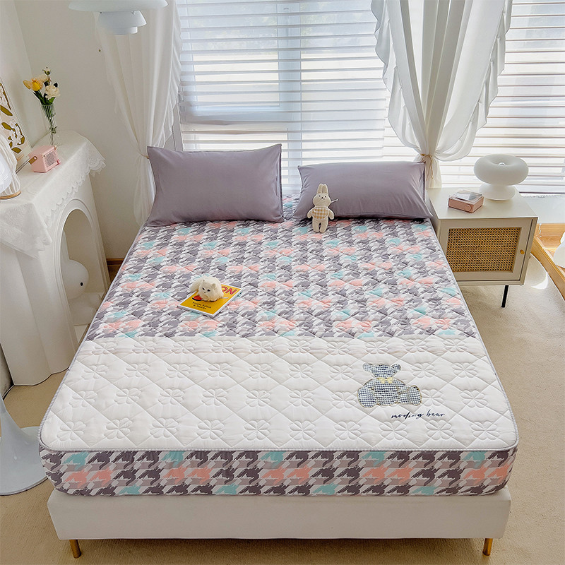 【現貨】高品質鋪棉防水床包 全包式床墊套 透氣防滑 雙人 加大床罩