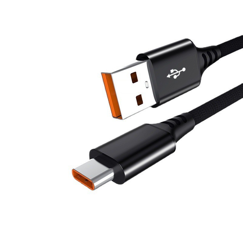USB Type-C數據線超級快充66W充電線適用華為小米6A充電線
