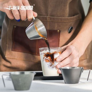三禾🔹 MHW-3BOMBER轟炸機不鏽鋼量杯 濃縮咖啡杯澤田小量杯 刻度杯100ml 🔹優選