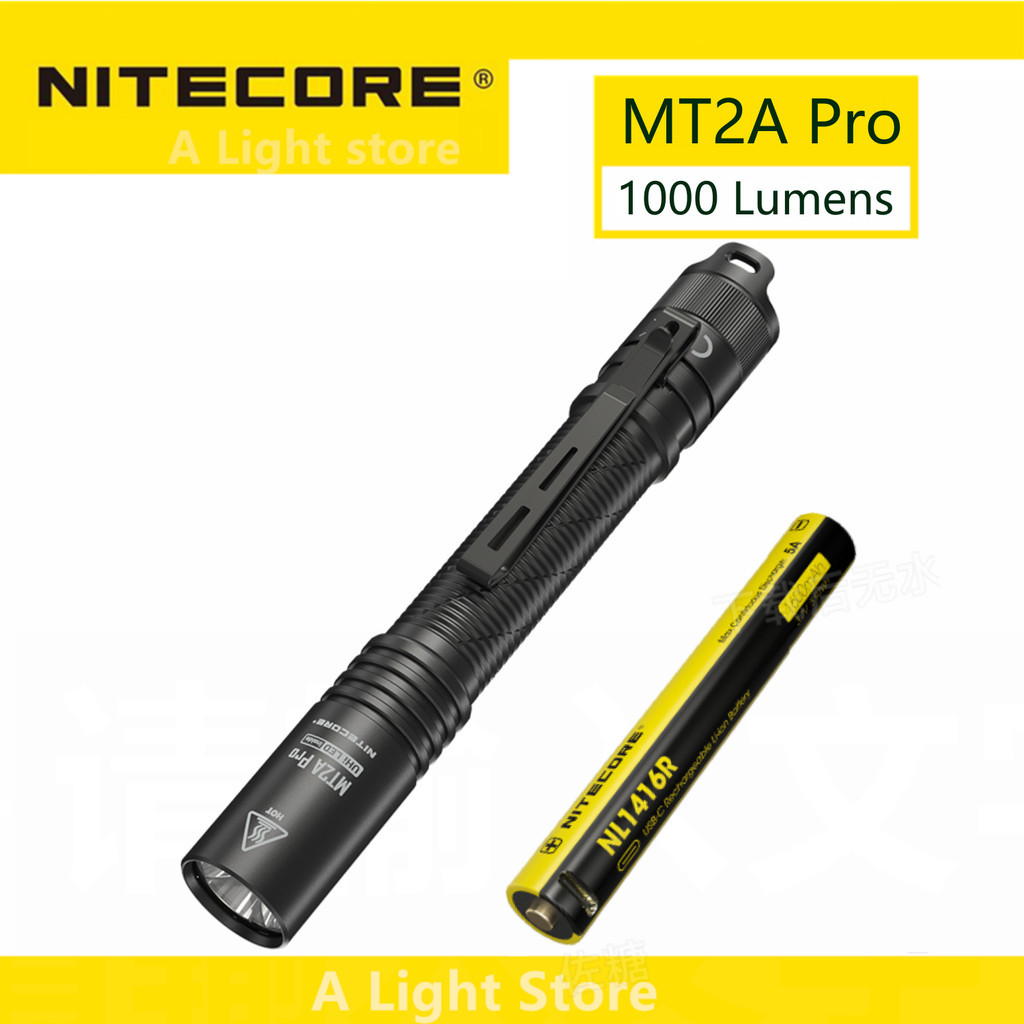 Nitecore MT2A Pro 手電筒手電筒戶外 AA 電池手電筒手電筒巡邏燈應急