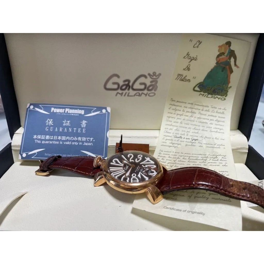 GaGa Milano 手錶 Manuale 48mm 日本直送 二手