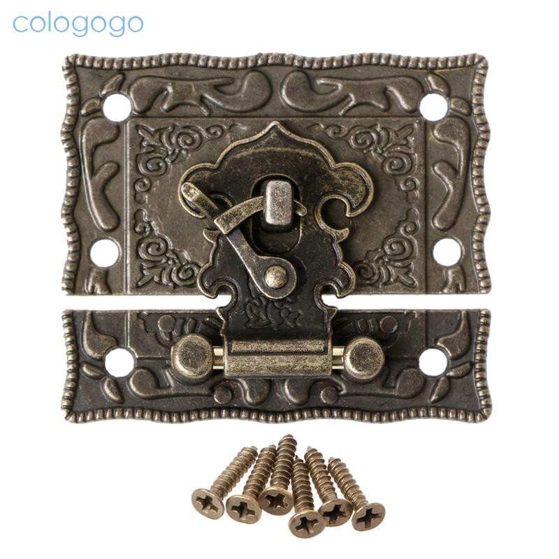 Colo 55mmx47mm 復古風格,用於閂鎖盒搭扣墊胸鎖青銅色調螞蟻