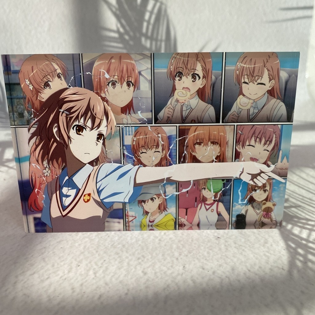 【潮玩精品摆件】某科學的超電磁炮 禦坂美琴 二次元動漫週邊亞剋力磚水晶生日磚