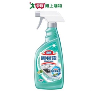 魔術靈廚房清潔劑噴槍瓶-萊姆香500ml【愛買】