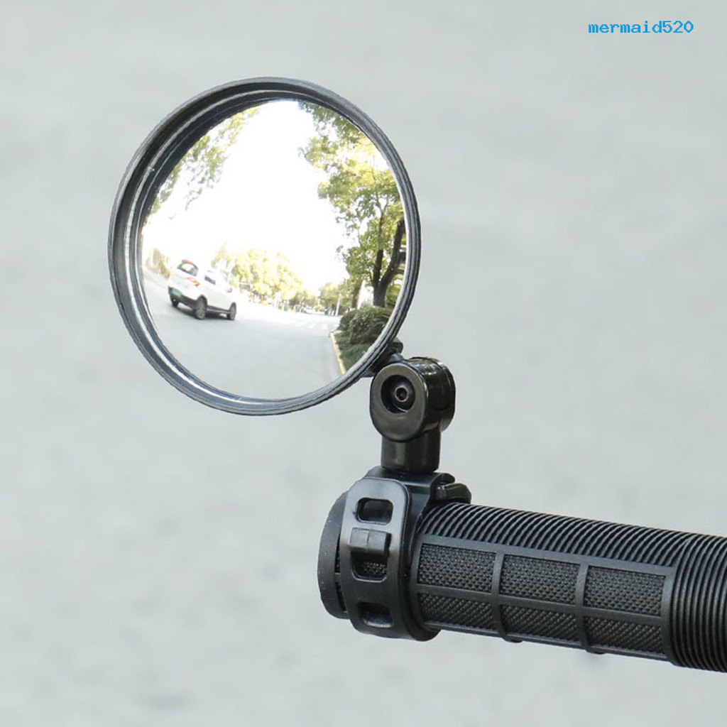 【攀登者】95/75/50mm凸面鏡 腳踏車後照鏡 前把綁帶固定亞克力鏡面騎行反光鏡（頻道）