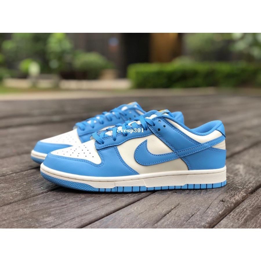 特價 Nike Dunk Low 北卡藍 黃標 皮革 休閒滑板鞋 DD1503-100